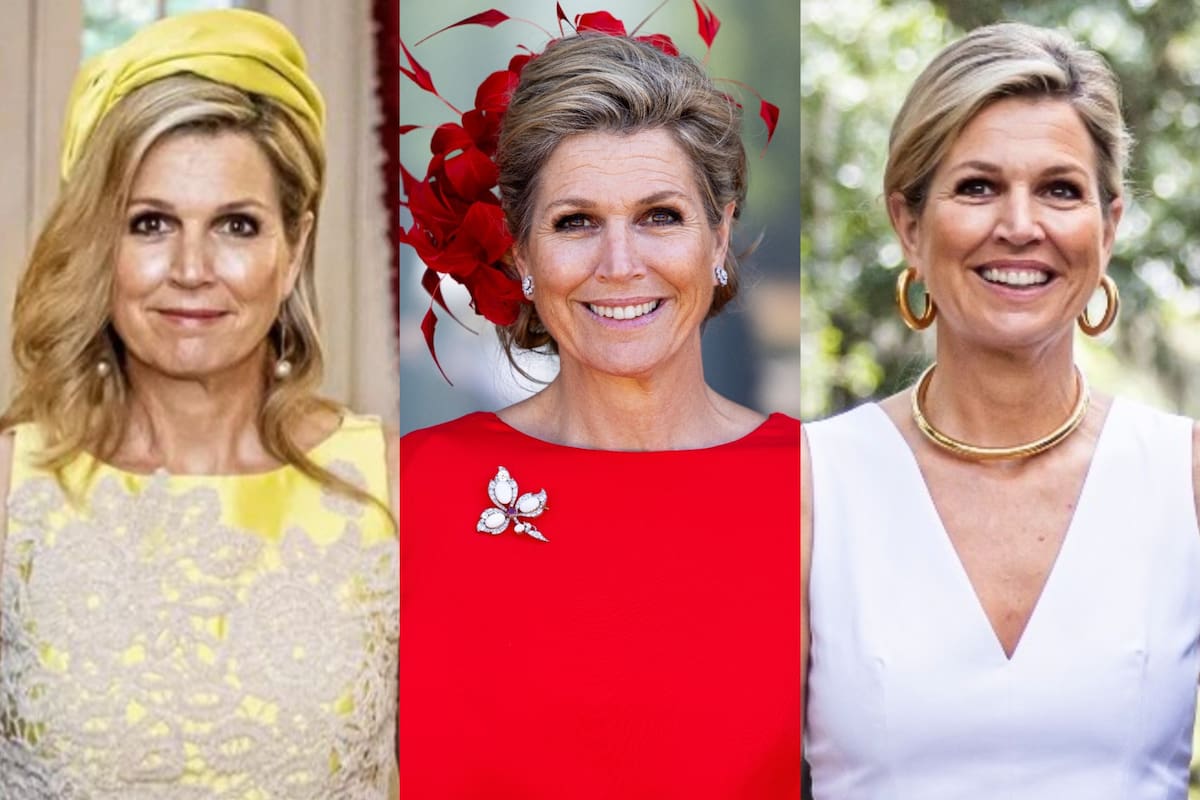 Esta semana la reina Máxima deslumbró con sus looks "reciclados" en su gira por Georgia y Nueva York (Foto: Instagram @quee.maxima / @patrickvkatwijk)