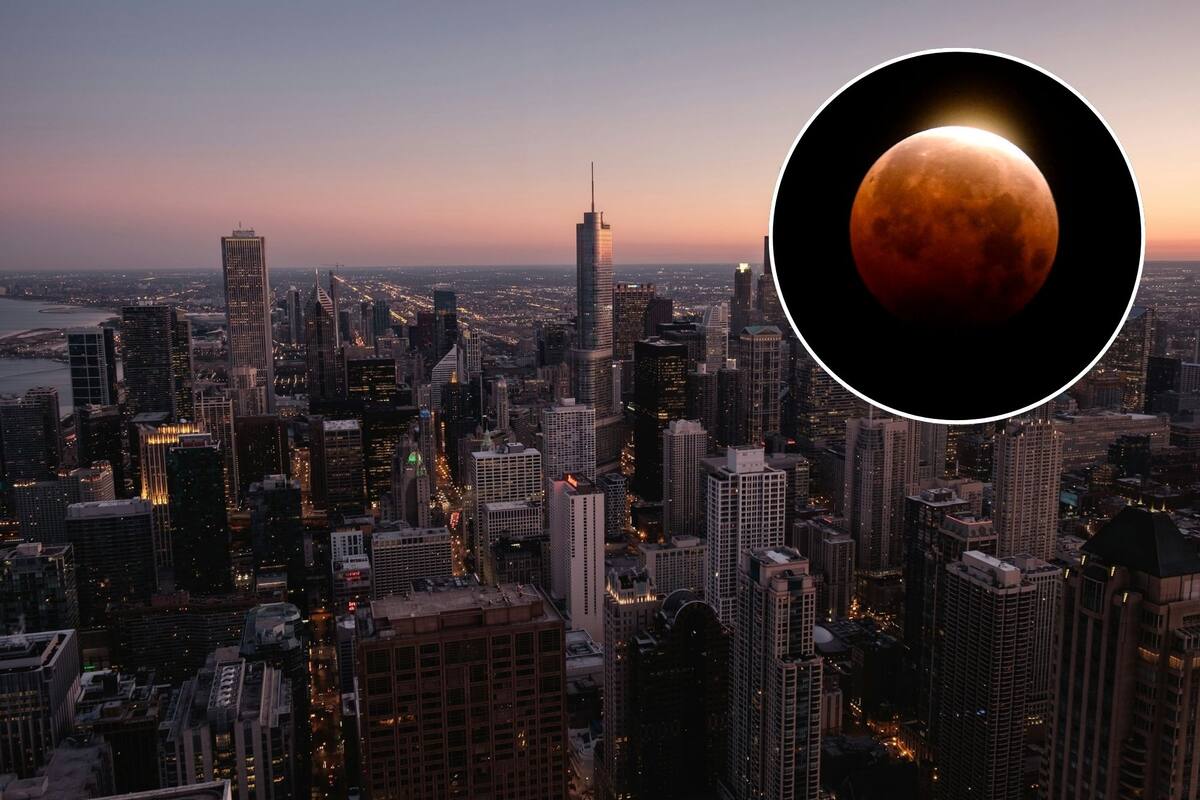 Esta semana se podrá ver el primer eclipse lunar total desde mayo de 2022 en Illinois (Archivo/Canva)