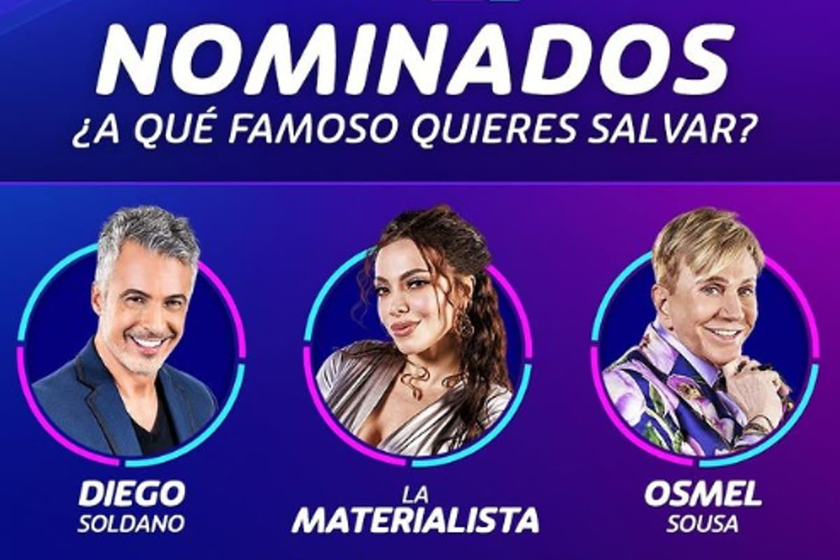 Esta semana solo hubo tres nominados en La casa de los famosos, el reality show que emite Telemundo en EE.UU.