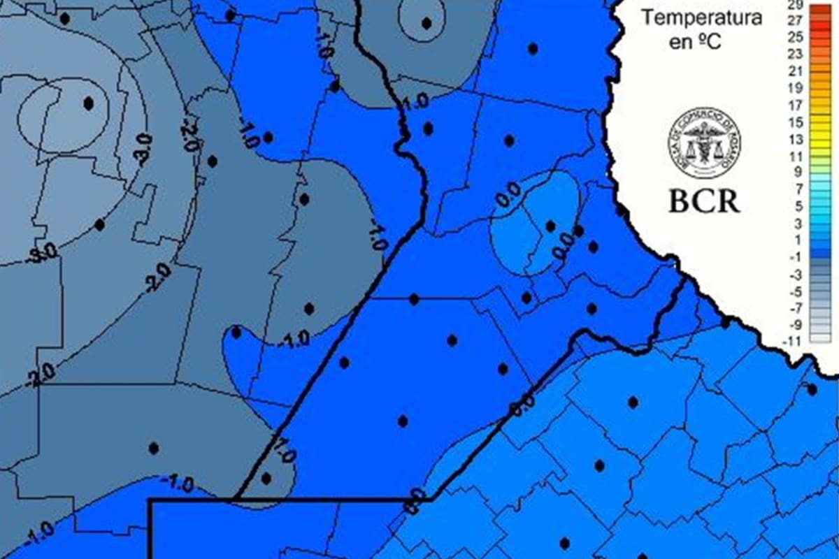 Esta semana va a haber otros dos eventos de heladas: mañana y el próximo domingo