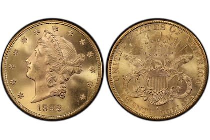 Esta serie fue acuñada en 1892 y actualmente tiene un valor que puede alcanzar los US$45.000