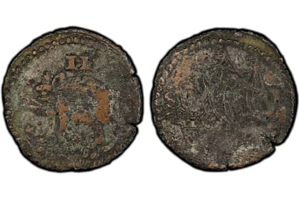 Esta serie se considera parte de la colección de monedas coloniales de Estados Unidos porque representan las primeras emisiones inglesas acuñadas para el Nuevo Mundo alrededor de 1616
