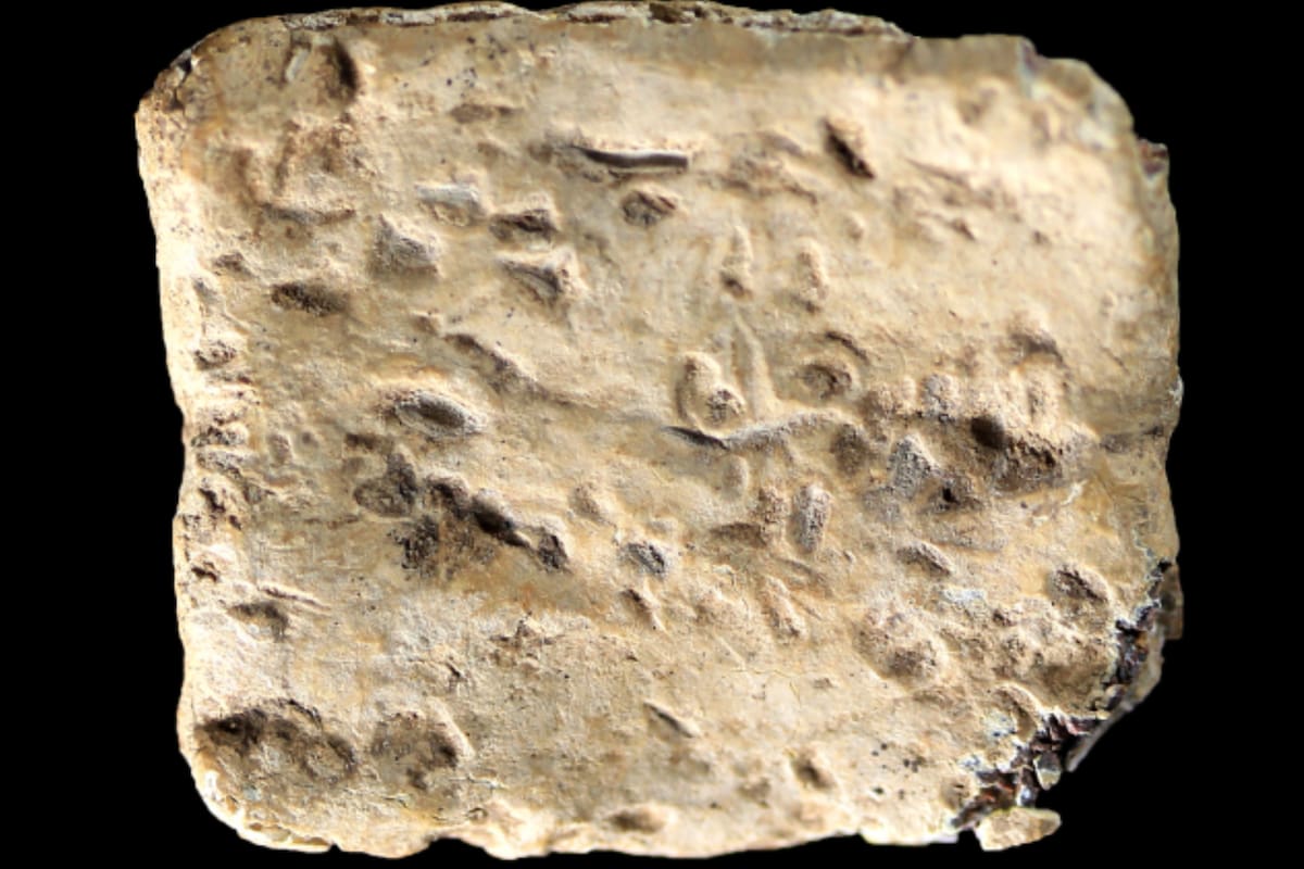 Esta "tabla maldita" contendría la mención más antigua de Dios en hebreo (Foto: Times of Israel)