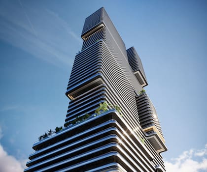 Esta torre está en pre construcción pero puede "recorrerse"