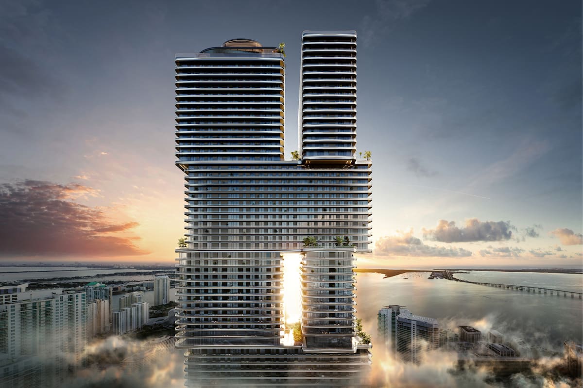 Esta torre se construye en Miami, aún no está lista pero ya "puede vivirse"