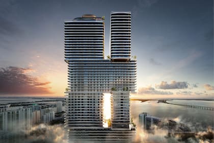 Esta torre se construye en Miami, aún no está lista pero ya "puede vivirse"