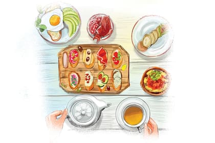 Esta unión entre té y cena es perfecta para disfrutar las tardecitas de verano. Propuestas para armar la propia versión con los beneficios de Club.