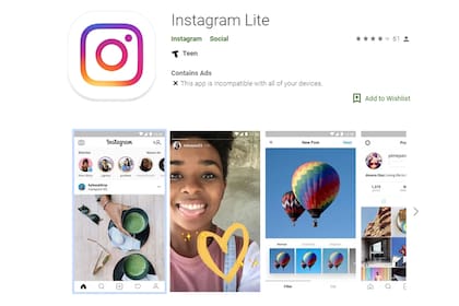 Esta versión compacta de Instagram por el momento solo está disponible en México, pero la compañía planea extender el lanzamiento al resto de los mercados en los próximos meses
