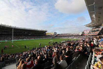 El Eden Park donde se jugarán partidos del Mundial es un escenario habitual de rugby