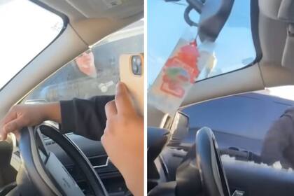 Estaba en su auto y agentes rompieron el vidrio de su coche para arrestarlo