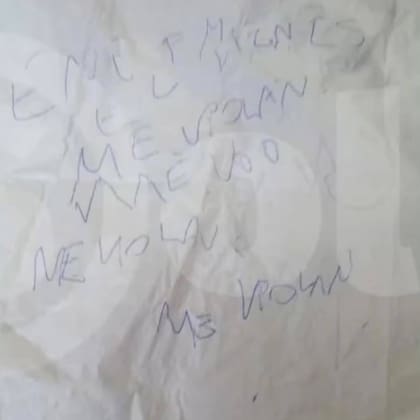 Estaba internada en un hospital de Mendoza y escribió en una servilleta, antes de morir, que era abusada
