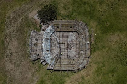 El San Bernardo Stadium, desde el dron de LA NACION