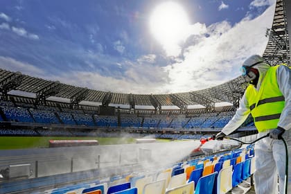 Estadio San Paolo del Napoli.