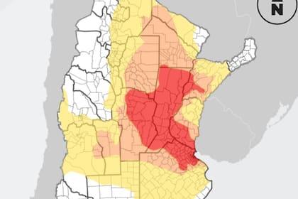 Estado de la sequía a nivel nacional: hay más de cuatro millones de hectáreas en condición de sequía severa