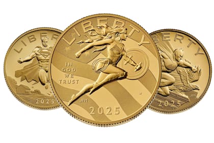 Estados Unidos lanza una serie de monedas inspiradas en superhéroes