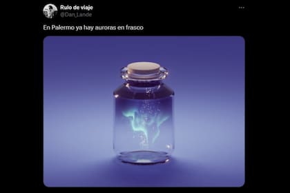 Estallaron los memes ante la presencia de auroras en la Patagonia (Captura X)