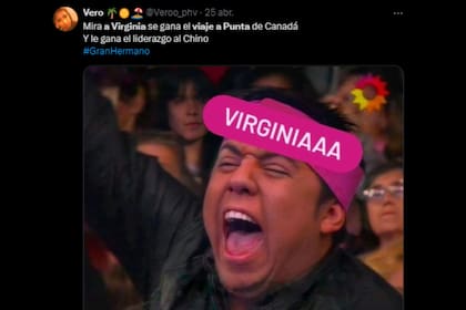 Estallaron los memes en apoyo a Virgina (Foto X)