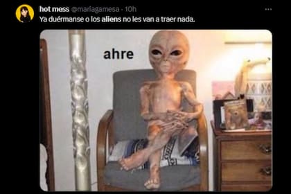Estallaron los memes por la posible existencia de aliens (Captura Twitter)