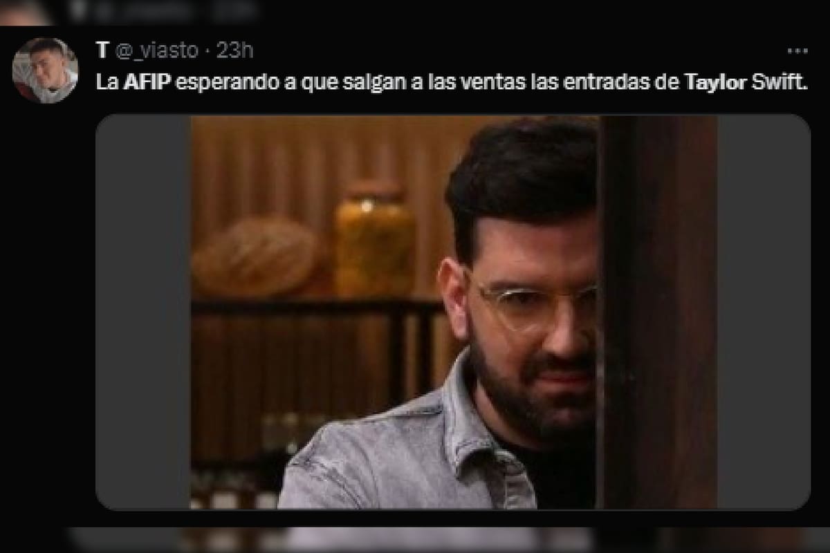 Estallaron los memes por los shows que brindará Taylor en la Argentina (Captura Twitter)