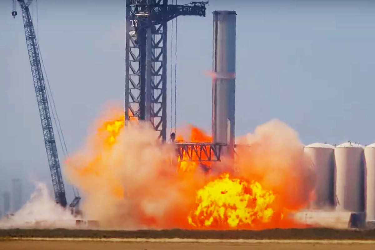 Estalló un cohete de SpaceX con el que Elon Musk quiere llevar humanos a Marte