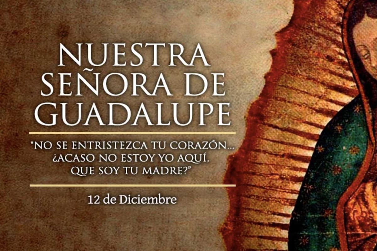 Estampita de la Virgen de Guadalupe (ACI Prensa)