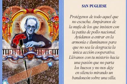 Estampita de San Pugliese