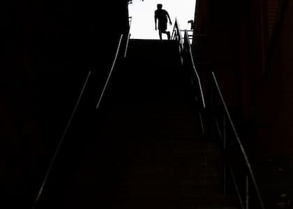 Estas escaleras en Georgetown están identificadas con una placa y son visitadas por cientos de aficionados de todo el mundo