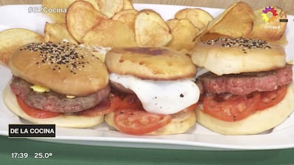 Estas fueron las hamburguesas del desastre entregadas por el equipo verde.