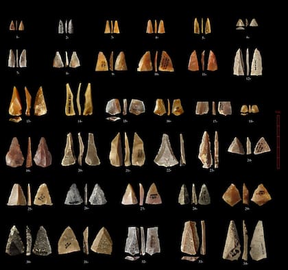 Estas puntas neronianas no tienen equivalente tecnológico entre los grupos neandertales que vivieron en la gruta Mandrin antes y después de la llegada de los seres humanos modernos