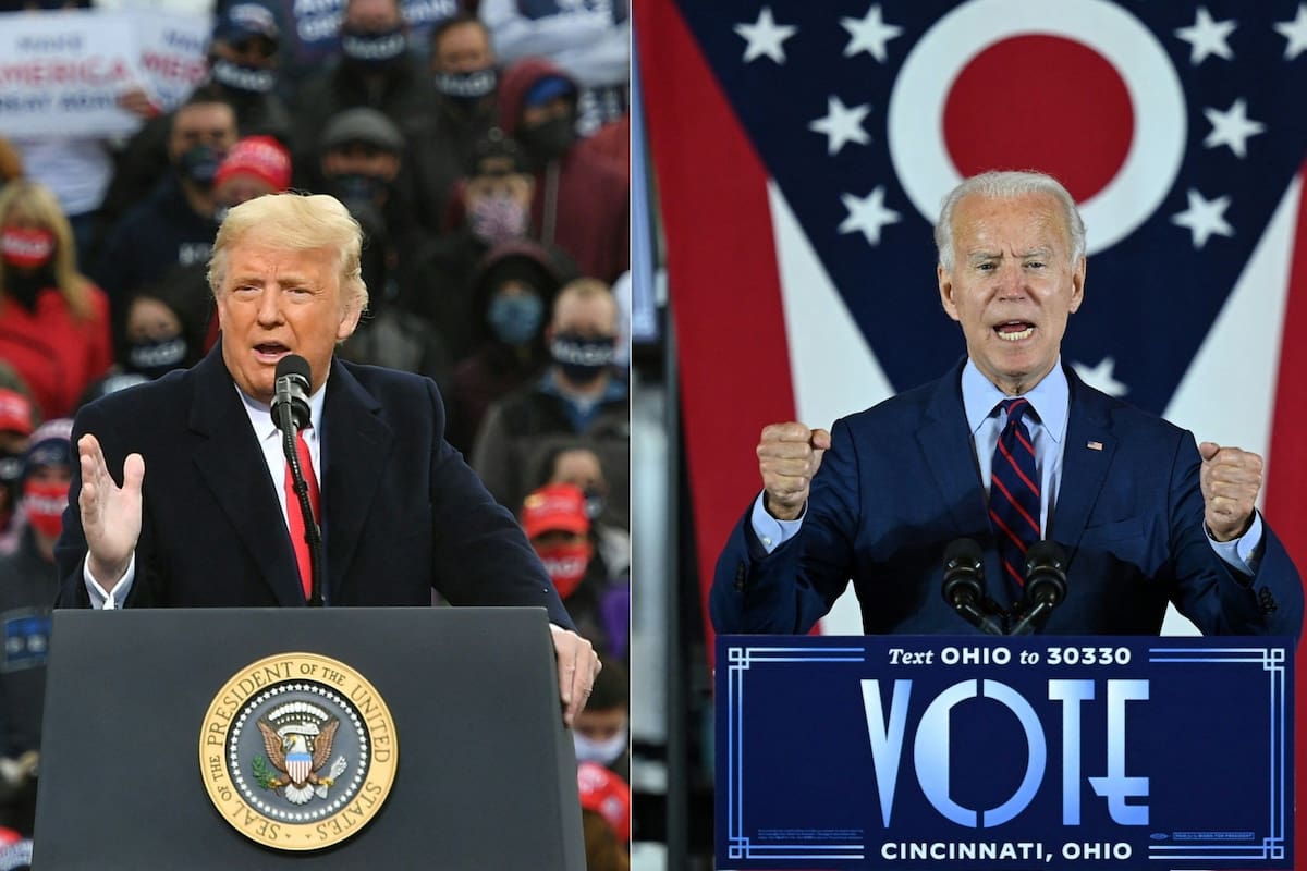 Estas son las principales preocupaciones de los estadounidenses de cara al primer debate entre Donald Trump y Joe Biden (MANDEL NGAN)
