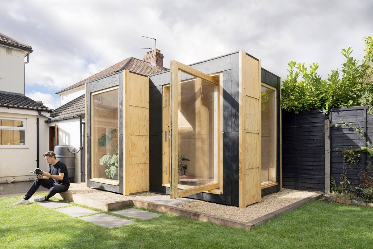 Estas unidades modulares de madera demandan dos semanas en construirse y una en armarse en el lugar