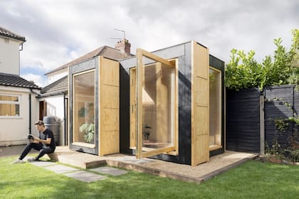 Estas unidades modulares de madera demandan dos semanas en construirse y una en armarse en el lugar
