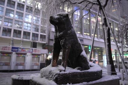 Estatua de 'Hachiko'.
TAKASHI AOYAMA (GETTY IMAGES)