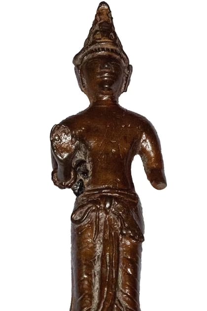 Estatuas de bronce encontradas en la zona