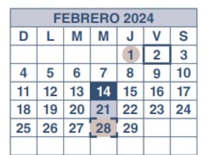 Este 2024, febrero cuenta con 29 días