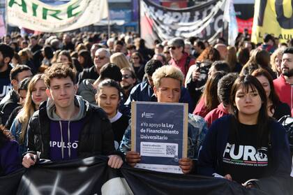 Este año y el año pasado hubo marchas por el presupuesto universitario en todo el país