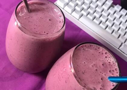 Este batido, además de ser rico, es muy nutritivo.