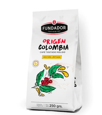Este café colombiano tiene los mejores granos cultivados a mas de 1500 metros de altura.