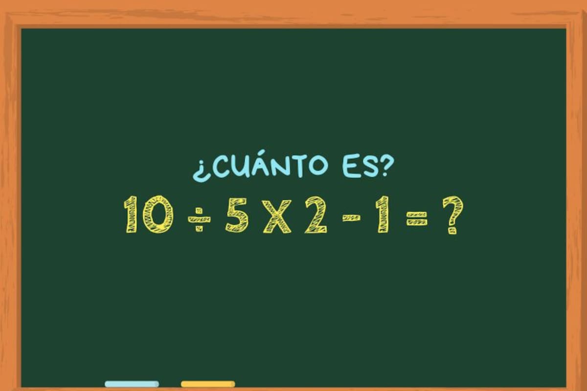 Este cálculo matemático esconde una pequeña trampa que muy pocas personas llegan a detectar