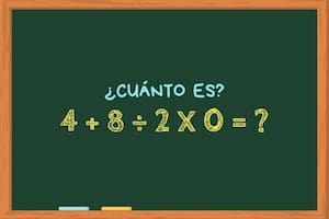 ¿Cuánto es 4 + 8 ÷ 2 x 0? El cálculo matemático con un resultado casi imposible de encontrar