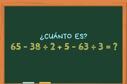 Este cálculo matemático se volvió viral por su aparente complejidad para resolverlo