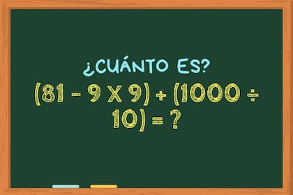Este cálculo matemático se volvió viral por una pequeña trampa que se esconde en su resolución