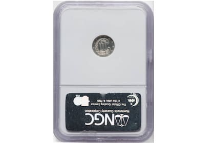 Este centavo de plata es altamente apreciado por los coleccionistas
