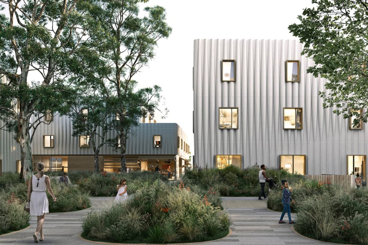 Este complejo de viviendas en Oakland se está construyendo con raíces de hongos, el material conocido como micelio que es barato, eficiente y liviano