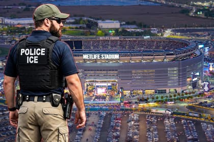 Este domingo 5 de julio, como parte de los operativos por el Mundial, los agentes del ICE estarán presentes en el Estadio Nueva York/Nueva Jersey