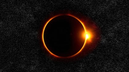 Este eclipse es un eclipse solar total