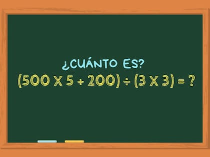 Este ejercicio matemático esconde una pequeña trampa que muy pocas personas llegan a detectar a simple vista