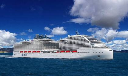 Este es el crucero en el que varias familias de los futbolistas ingleses vivirán la Copa del Mundo, el barco estará atracado como hotel en el puerto