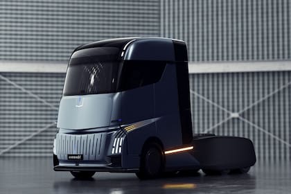 Este es el Homtruck, el camión eléctrico que desarrolla Farizon Auto, la unidad de vehículos comerciales de la automotriz china Geely