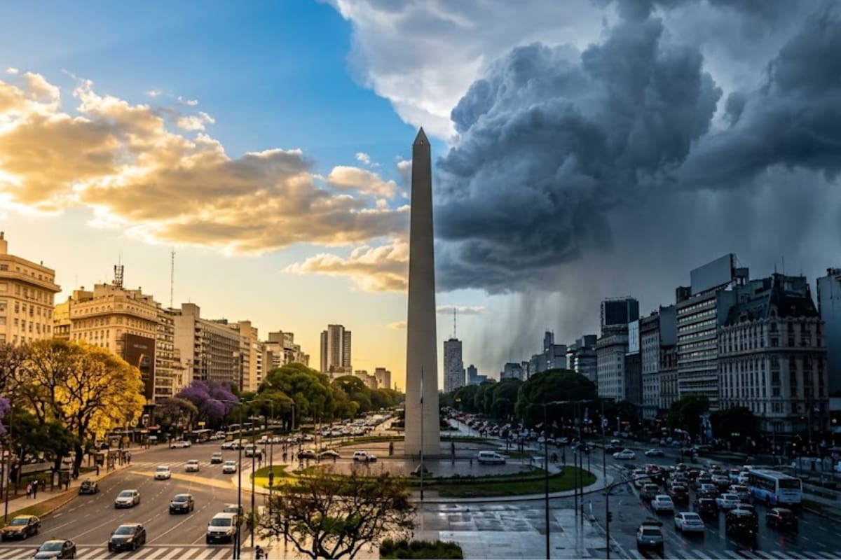 Este es el pronóstico del tiempo en el AMBA para este fin de semana (foto ilustrativa generada con IA)